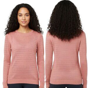 Lululemon Breeze By Long Sleeve Tee Women’s Size 8-10 Coral Perforated
